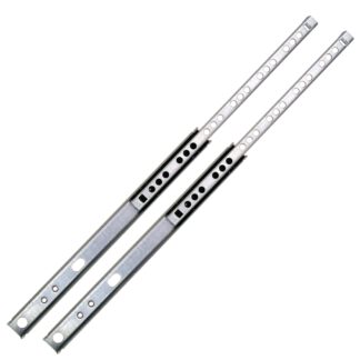 Set van 2 (1 paar) ladegeleiders 17mm groef, lade trekkers. Lade-uittrekbare ladegeleiders, Hoogwaardige ladegeleiders, ladegeleidersysteem van UMAXO®.
