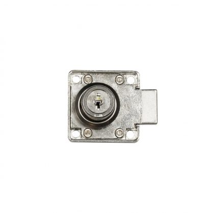 Meubelslot linkssluitend Ladeslot Schroefslot Kastslot Cilindermeubelslot uit SISO, Denemarken (S.RL.850.L) - Afbeelding 2
