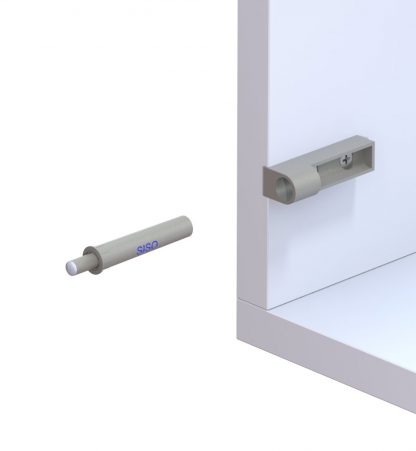 2 softclose deurdempers met lineaire montageplaat. Voor opschroefbare meubels - meubelkleppen, soft-close, kleppen, aanslagkleppen voor keukenkast of kast voor montage achteraf