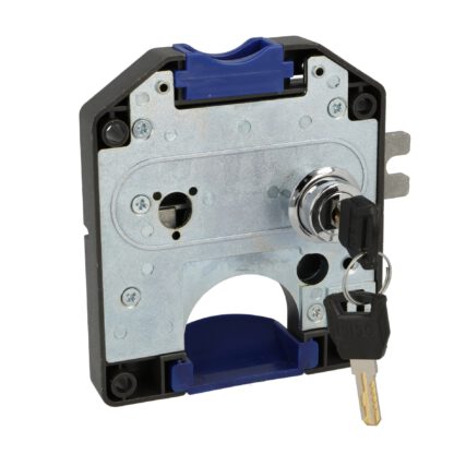 Statiegeldslot voor 1 euro muntstukken, kluisslot rechtshandig. Muntslot voor lockers, garderobekasten, schoolkluisjes, kasten enz. van SISO / UMAXO®. - Afbeelding 6
