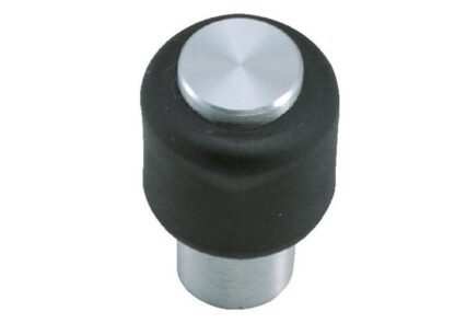 Hoogwaardige zachte meubelknopgreep gemaakt van aluminiumlegering en elastomeer, afwerking: zwart, 25 mm (1"), FS-06-S. Elastische handgreepknop gemaakt van aluminium en rubber voor lade, meubeldeur, keukenkast en nog veel meer, door Sugatsune / LAMP® (Ja - Afbeelding 3