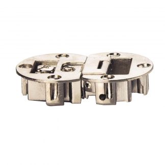 Set: 2 stuks UMAXO® klepscharnier voor meubels - klepbeslag, uitneembaar. Meubelscharnier voor schroeven, klephouder, inlaatscharnier, barcompartimentscharnier voor houten kleppen, houten deksel en meubelkleppen