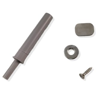 GRASS Tipmatic (Push to Open) voor greeploze deuren met houten en aluminium kozijnen, alsook voor glas- en spiegeldeuren incl. Tegenplaten om vast te schroeven en te lijmen