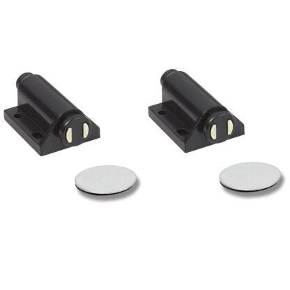 UMAXO ® Push-to-Open Deuropener Lente Latch, Automatische Magnetische Touch Latch push vergrendeling voor meubels voor schroeven met zelfklevende tegenhanger (ronde vorm)