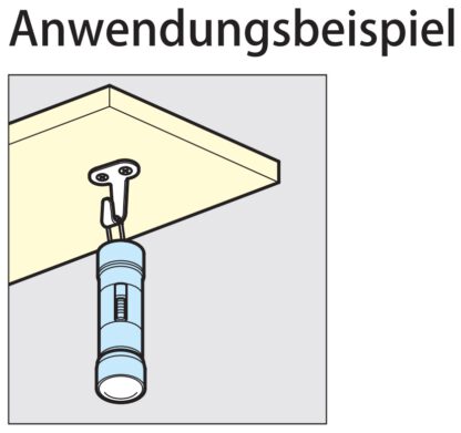 Hoogwaardige haak van roestvrij staal voor montage onder de gootsteen. Roestvrijstalen haken HJ-20S, HJ-30S en HJ-50S van Sugatsune / LAMP® (Japan) - Afbeelding 2
