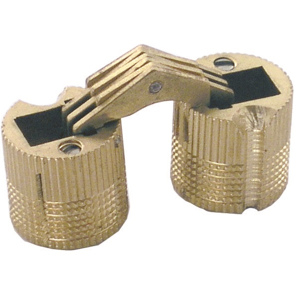 Set: 2 stuks UMAXO® onzichtbaar boorscharnier. Cilinderscharnier Meubelscharnier Inboorscharnier Meubelscharnier