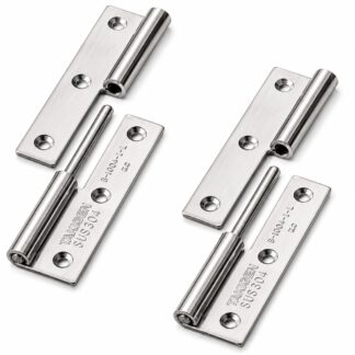 2 stukken hoogwaardige posterscharnier, B-1004-1-L, hoogte: 75 mm, van TAKIGEN, laadvermogen: 15 kg (34 lbs), versie: links. Productafbeelding 