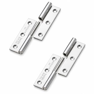 2 Stück hochwertiges Aushängescharnier, B-1004-2-R, Höhe: 64 mm, von TAKIGEN, Tragkraft: 10 kg (23 lbs), Ausführung: rechts. Produktbild