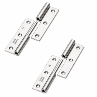 2 stukken hoogwaardige displayscharnier, B-1004-1-R, hoogte: 75 mm, van TAKIGEN, laadcapaciteit: 15 kg (34 lbs), versie: rechts. Productafbeelding