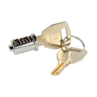 Verwisselbare kern voor SISO-sloten, anders gesloten, incl. 2 sleutels, oppervlak: vernikkeld, 12,4 mm (0,5"), 14.03.310-0.
