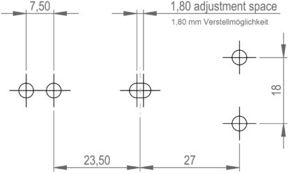 4 stuks uittrekbare tafelklemsluiting van staal, bronted, verstelbaar, met twee positiesloten, 70 mm (2.8") 24.03.001-1. Spanningssluiting Catch #22 gemaakt van staal, bronted, voor uitschuifbare tafel, doos, instrumentkast, werkblad, door SISO Denmark - Afbeelding 4