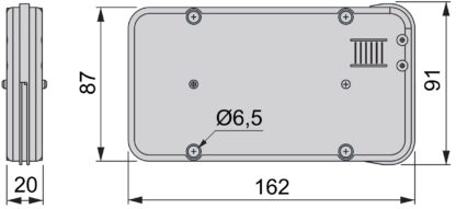 Hoogwaardige klephouder voor het barcompartiment met soft-close demper en zelfsluitend mechanisme, incl. Afdekkap en bevestigingsschroeven, draagvermogen: 4 kg, oppervlak: grijs, 1009521. Trekkoordklephouder voor barcompartiment, barcompartimentklep en no - Afbeelding 5