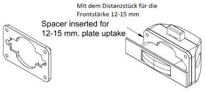 Hoogwaardige drukknoop met soft-close en handgreepfunctie, gemaakt van zamak, oppervlak: zwart, design: rechthoekig, 14.03.043-0. Stevige drukknoop voor caravan, jacht, privévliegtuig en nog veel meer, van SISO Denemarken - Afbeelding 8