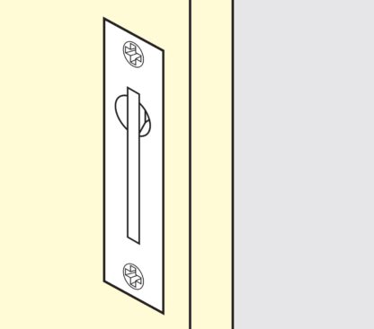 Roestvrijstalen inklapbare handgreep SUS304, 115 mm (4-17/32") ST-115. RVS inklapbare handgreep van RVS V2A, satijn mat, voor plafonddeur, inspectieluik, vochtige omgeving, schip, caravan van Sugatsune / LAMP® (Japan) - Afbeelding 5