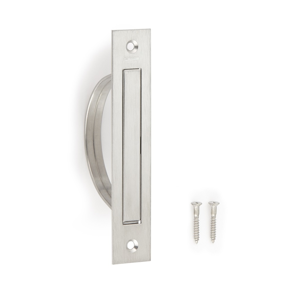 Edelstahl-Klappgriff SUS304 von Sugatsune, HR-135S (135 mm), satiniert matt. Produktbild