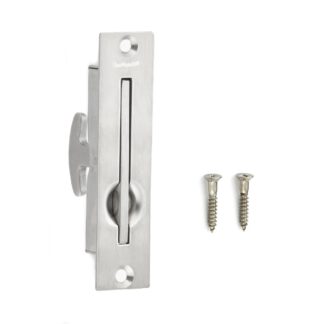 Roestvrijstalen inklapbare handgreep SUS304, 90 mm (3-17/32") ST-90. Roestvrijstalen inklapbare handgreep van roestvrij staal V2A, satijn mat, voor plafonddeur, inspectieklep, vochtige omgeving, schip, caravan van Sugatsune / LAMP® (Japan)