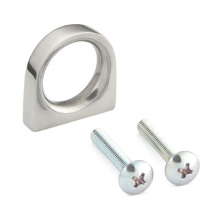 SuS304 roestvrijstalen ringgreep, 24,5 mm (1") SD-24M. Roestvrijstalen ringgreep gemaakt van roestvrij staal V2A, glanzend gepolijst, voor roestvrijstalen keuken, badkamermeubels, medische ruimte, vochtige omgeving, schip, camper, door Sugatsune / LAMP® (
