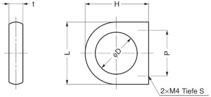 SUS304 roestvrijstalen ringgreep, 30,5 mm (1,3") SD-30S. Roestvrijstalen ringhandgreep gemaakt van roestvrij staal V2A, satijn mat, voor roestvrijstalen keuken, badkamermeubels, medische ruimte, vochtige omgeving, schip, camper, door Sugatsune / LAMP® (Ja - Afbeelding 2