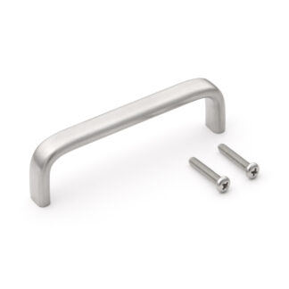 RVS deurkruk V2A (SUS304), 120 mm (4,8″) EC-120S. Hoogwaardige massieve RVS deurkruk van RVS V2A (SUS304), zijdemat, voor vochtige omgevingen, schepen, voedingsruimte, medische ruimte van Sugatsune / LAMP® (Japan)