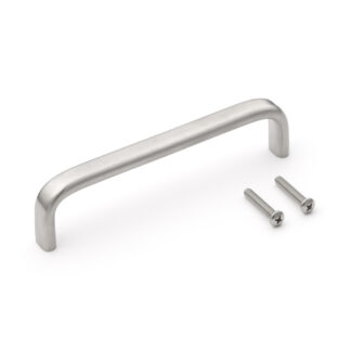 RVS deurkruk V2A (SUS304), 150 mm (6″) EC-150S. Hoogwaardige massieve RVS deurkruk van RVS V2A (SUS304), zijdemat, voor vochtige omgevingen, schepen, voedingsruimte, medische ruimte van Sugatsune / LAMP® (Japan)