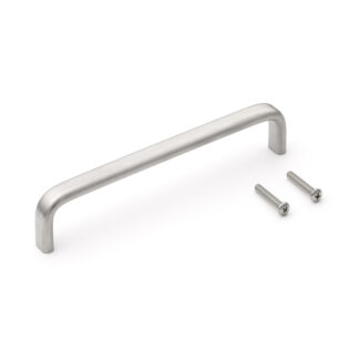 RVS deurkruk V2A (SUS304), 180 mm (7,1″) EC-180S. Hoogwaardige massieve RVS deurkruk van RVS V2A (SUS304), zijdemat, voor vochtige omgevingen, schepen, voedingsruimte, medische ruimte van Sugatsune / LAMP® (Japan)