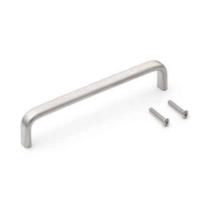 RVS deurkruk V2A (SUS304), 180 mm (7,1″) EC-180S. Hoogwaardige massieve RVS deurkruk van RVS V2A (SUS304), zijdemat, voor vochtige omgevingen, schepen, voedingsruimte, medische ruimte van Sugatsune / LAMP® (Japan)