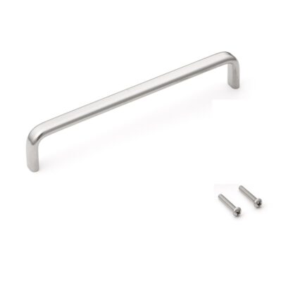 RVS deurkruk V2A (SUS304), 220 mm (8-11/16″) EC-220M. Hoogwaardige massief roestvrijstalen deurkruk gemaakt van roestvrij staal V2A (SUS304) voor vochtige omgevingen, schepen, voedselruimte, medische ruimte door Sugatsune / LAMP® (Japan)