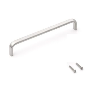 RVS deurkruk V2A (SUS304), 220 mm (8,7″) EC-220S. Hoogwaardige massieve RVS deurkruk van RVS V2A (SUS304), zijdemat, voor vochtige omgevingen, schepen, voedingsruimte, medische ruimte van Sugatsune / LAMP® (Japan)