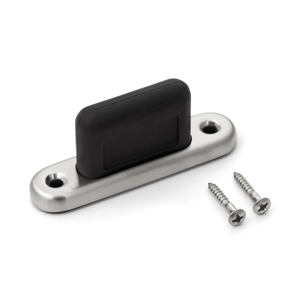 Edelstahlgriff SUS304 mit weichem Griffbereich von Sugatsune, HS-70S (70 mm), satiniert matt. Produktfoto