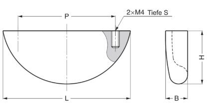 Roestvrijstalen handgreep V4A (SUS316), 90 mm (3,6″) RD-90SM. Hoogwaardige roestvrijstalen handgreep van het fijnste roestvrij staal V4A (SUS316) voor exclusief interieurdesign, hoogwaardige voorzieningen en voor vochtige, ruwe en sterk corrosieve omgevingen van Sugatsune / LAMP® (Japan) - Afbeelding 2