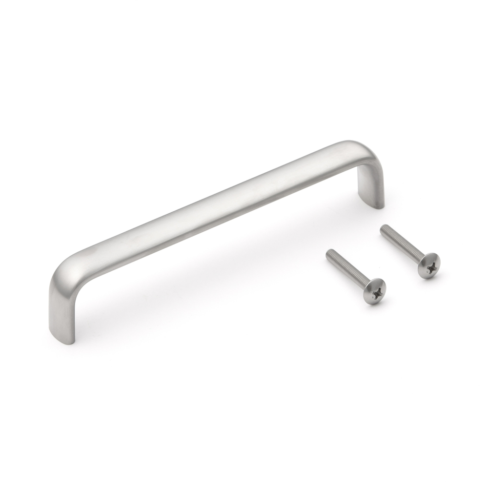 Hoogwaardige roestvrijstalen meubelgreep gemaakt van SUS304 (V2A), satijn mat, 130 mm (5,2") DL-130S. Roestvrijstalen deurklink gemaakt van SUS304 (V2A), satijn mat, voor boot, jacht, roestvrijstalen keuken, strandhotel, dokterspraktijk, meubels, door Sug