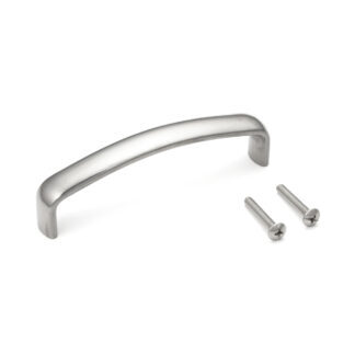 RVS meubelgreep SUS316, 101,6mm (4″), EK-R640/M en EK-R640/S. Meubelgreep, gemaakt van het fijnste roestvrij staal V4A (SUS316) voor hoogwaardige faciliteiten, maar ook voor buitengebruik, vochtige en ruwe omgevingen van Sugatsune / LAMP® (Japan)