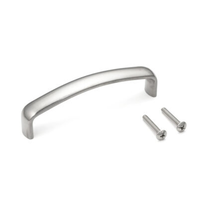 RVS meubelgreep SUS316, 101,6mm (4″), EK-R640/M en EK-R640/S. Meubelgreep, gemaakt van het fijnste roestvrij staal V4A (SUS316) voor hoogwaardige faciliteiten, maar ook voor buitengebruik, vochtige en ruwe omgevingen van Sugatsune / LAMP® (Japan)