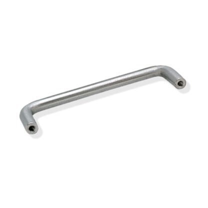 Roestvrijstalen meubelhandgreep SUS316, 109,6 mm (4,4″) SWP-640/S. Beugelgreep, gemaakt van het fijnste corrosievrije roestvrij staal V4A (SUS316) voor hoogwaardige faciliteiten, maar ook voor buitengebruik, vochtige, ruwe en sterk corrosieve omgevingen van Sugatsune / LAMP® (Japan)