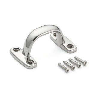 SUS316 roestvrijstalen meubelhandgreep, 82 mm (3,3″) 4LC-82. Handgreep gemaakt van het fijnste corrosievrije roestvrij staal V4A (SUS316) voor hoogwaardige faciliteiten, maar ook voor gebruik buitenshuis, vochtige, ruwe en sterk corrosieve omgevingen van Sugatsune / LAMP® (Japan)