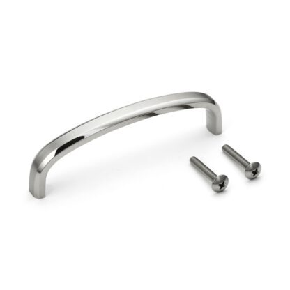 Roestvrijstalen meubelhandgreep SUS316, matte en glanzende afwerking, 102 mm (4,1″), XL-JSR100TT. Meubelgreep, gemaakt van het fijnste roestvrij staal V4A (SUS316) voor hoogwaardige faciliteiten, maar ook voor buitengebruik, vochtige en ruwe omgevingen van Sugatsune / LAMP® (Japan)