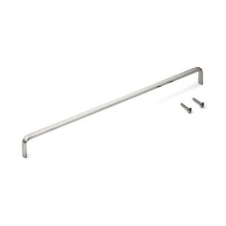 Roestvrijstalen meubelgreep SUS316, matte en glanzende afwerking, 358 mm (14,1″), XL-JS360TT. Meubelgreep, gemaakt van het fijnste roestvrij staal V4A (SUS316) voor hoogwaardige faciliteiten, maar ook voor buitengebruik, vochtige en ruwe omgevingen van Sugatsune / LAMP® (Japan)