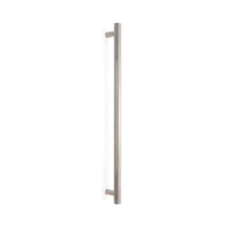 Roestvrijstalen deurklink SUS304, 800 mm (31,5") SSH-3280. Massieve roestvrijstalen deurklink gemaakt van roestvrij staal V2A, satijn mat, voor kamerdeur, productiemachine, trein, bus, speciaal voertuig, door Sugatsune / LAMP® (Japan)