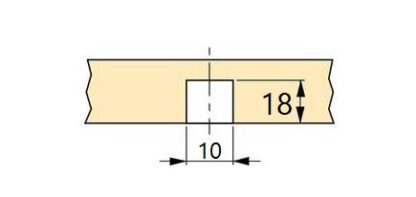 20-delige hoogwaardige persmoer met binnendraad M8, gemaakt van staal, oppervlak: verzinkt, 20 mm (25/32"), 8029105. Praktische insteekhuls met kraag voor meubelverbindingen en nog veel meer, van EMUCA - Afbeelding 3