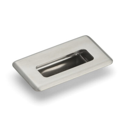 Exclusief RVS handvat cup SUS304, 109,5 mm (4-5/16") HH-FC-2. Roestvrijstalen handgreepschaal van roestvrij staal V2A, satijnmat, voor laden, kasten, vochtige omgevingen, schepen, machines, apparaten van Sugatsune / LAMP® (Japan)