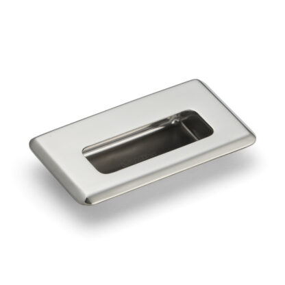 Exclusief roestvrijstalen handvatbeker SUS304, 109,5 mm (4-5/16") HH-FC-2M. Roestvrijstalen handgreepschaal van roestvrij staal V2A, hoogglans gepolijst, voor laden, kasten, vochtige omgevingen, schepen, machines, apparaten van Sugatsune / LAMP® (Japan)