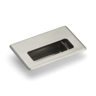 Exclusief RVS handvat beker SUS304, 138 mm (5-14/32"), HH-FC-1. Roestvrijstalen handgreepschaal van roestvrij staal V2A, satijnmat, voor laden, kasten, vochtige omgevingen, schepen, machines, apparaten van Sugatsune / LAMP® (Japan)