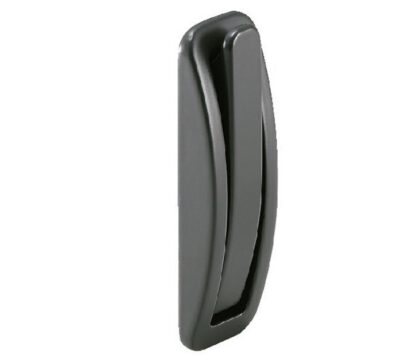 Hoogwaardige veerhaak voor uitsparing, oppervlak: donkergrijs, 60 mm (2,4"), NF-60. Vouwhaak met automatische sluiting voor tinyhouse, camper, caravan, jacht, trein, vliegtuig, bus en nog veel meer, van Sugatsune / LAMP® (Japan) - Afbeelding 5