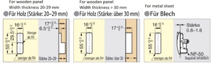 Hoogwaardige veerhaak voor uitsparing, oppervlak: donkergrijs, 60 mm (2,4"), NF-60. Vouwhaak met automatische sluiting voor tinyhouse, camper, caravan, jacht, trein, vliegtuig, bus en nog veel meer, van Sugatsune / LAMP® (Japan) - Afbeelding 4