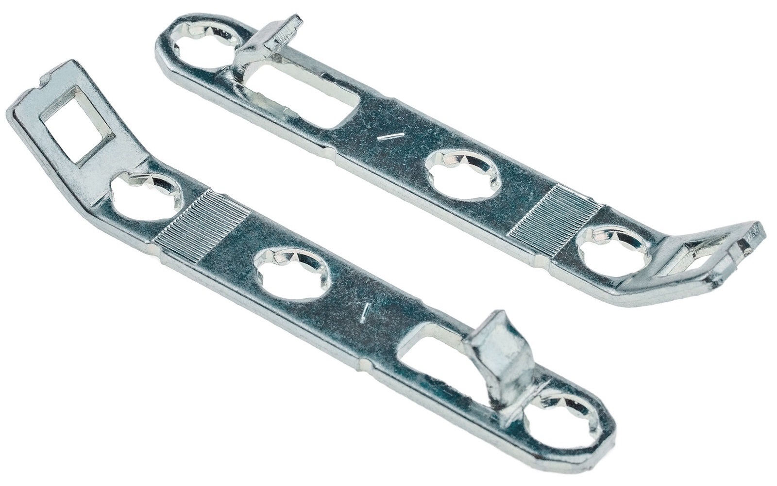 2 stuks frontbevestiging (links + rechts), voor framehoogtes 90, 122 en 186 mm, F102021855. Haak voor ladefront, GRASS Nova Pro One, GRASS Nova Pro Scala en nog veel meer, fabrikant: GRASS - Afbeelding 2