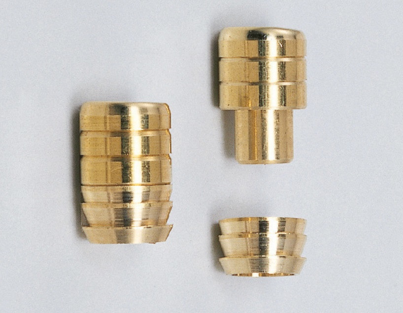 4 stuks hoogwaardige veerbelaste kastbevestiging, gemaakt van messing, CF-237. Tweedelige deuvelverbinder met veer voor kasten, panelen, werkbladen, werkbladen en nog veel meer, van Sugatsune / LAMP® (Japan) - Afbeelding 4