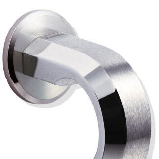 Glasbevestiging voor ZweiL® roestvrijstalen meubelknop, 16 mm (0.7″) ZL-2302-1916. Plaat van het fijnste RVS V4A (SUS316) en bevestigingsschroeven voor bevestiging op glas voor knoppen ZL-1901, ZL-1903, ZL-1904 en ZL-1905 van Sugatsune / LAMP® (Japan)
