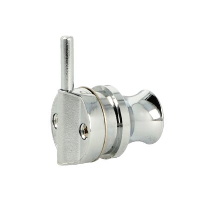 Zamak glazen deurslot met handgreepfunctie, 29 mm (1.2") 14.09.125. Massief glazen deurslot gemaakt van zamak, ook geschikt als glazen deurknop, verchroomd, voor vitrinekast, vitrinekast, glazen deur, door SISO Denemarken - Afbeelding 10
