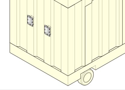 Grote roestvrijstalen handgreepschaal V2A (SUS304), 260 mm (10,3″) HH-M200. Hoogwaardige, solide en robuuste roestvrijstalen handgreepschaal van roestvrij staal V2A (SUS304), hoogglans gepolijst, voor grote deuren, schepen, speciale voertuigen van Sugatsune / LAMP® (Japan) - Afbeelding 5