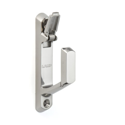 Hoogwaardige haak met veiligheidsklep van roestvrij staal SUS316, EN-E107. V4A Safety Lock Rope Hook voor scheepsbouw, buiten, vochtige omgeving, ruwe omgeving en nog veel meer, door Sugatsune / LAMP® (Japan) - Afbeelding 2